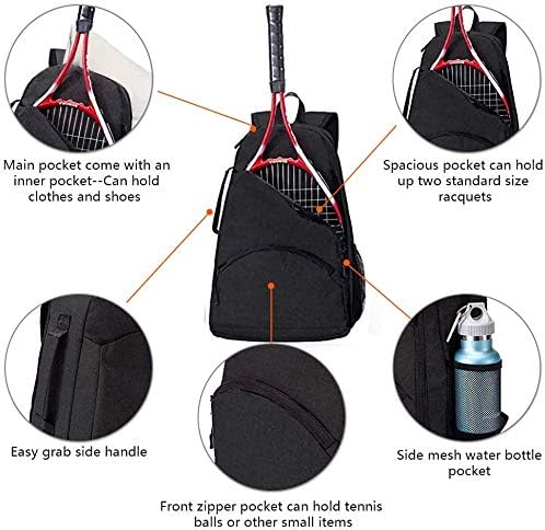 Professional Tennis and Pickleball Bag - Durable Waterproof Backpack for Rackets, Balls, and Paddles